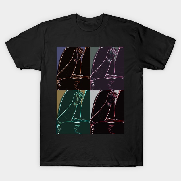 Arms Quad Illustration T-Shirt by BelladonnaBravado